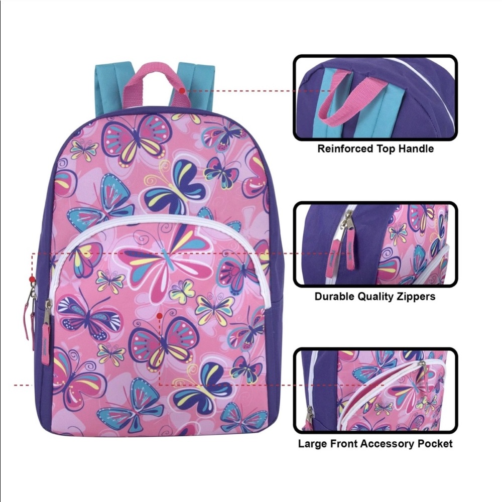 15 inch Character Girls & Boys Backpacks